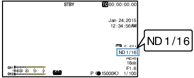 GY-LS300 NDfilterDP01